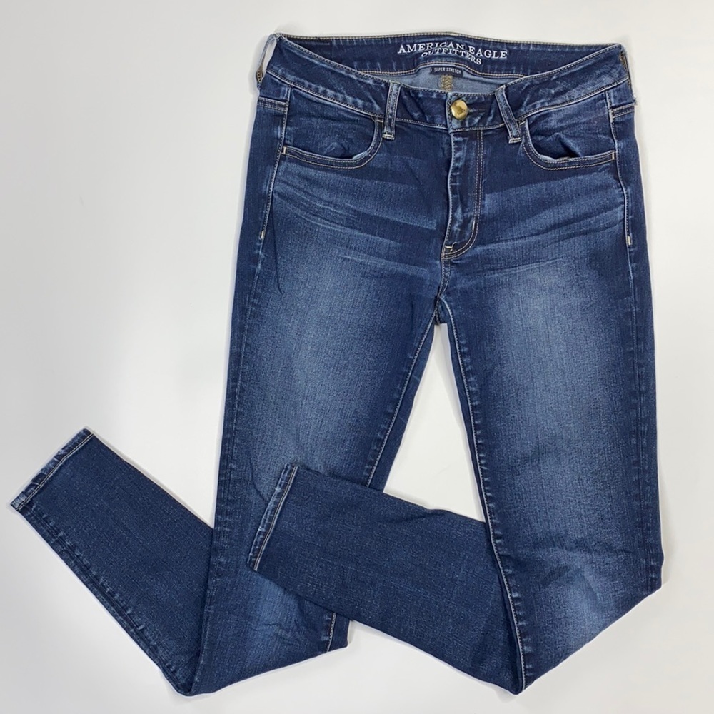 American Ealge AEO Denim Jegging Size 6 Long